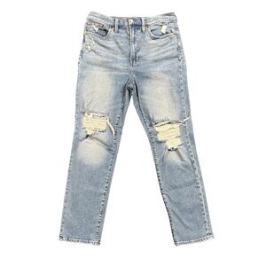 Madewell The Perfect Vintage Jean 28 Distressed High Rise Straight